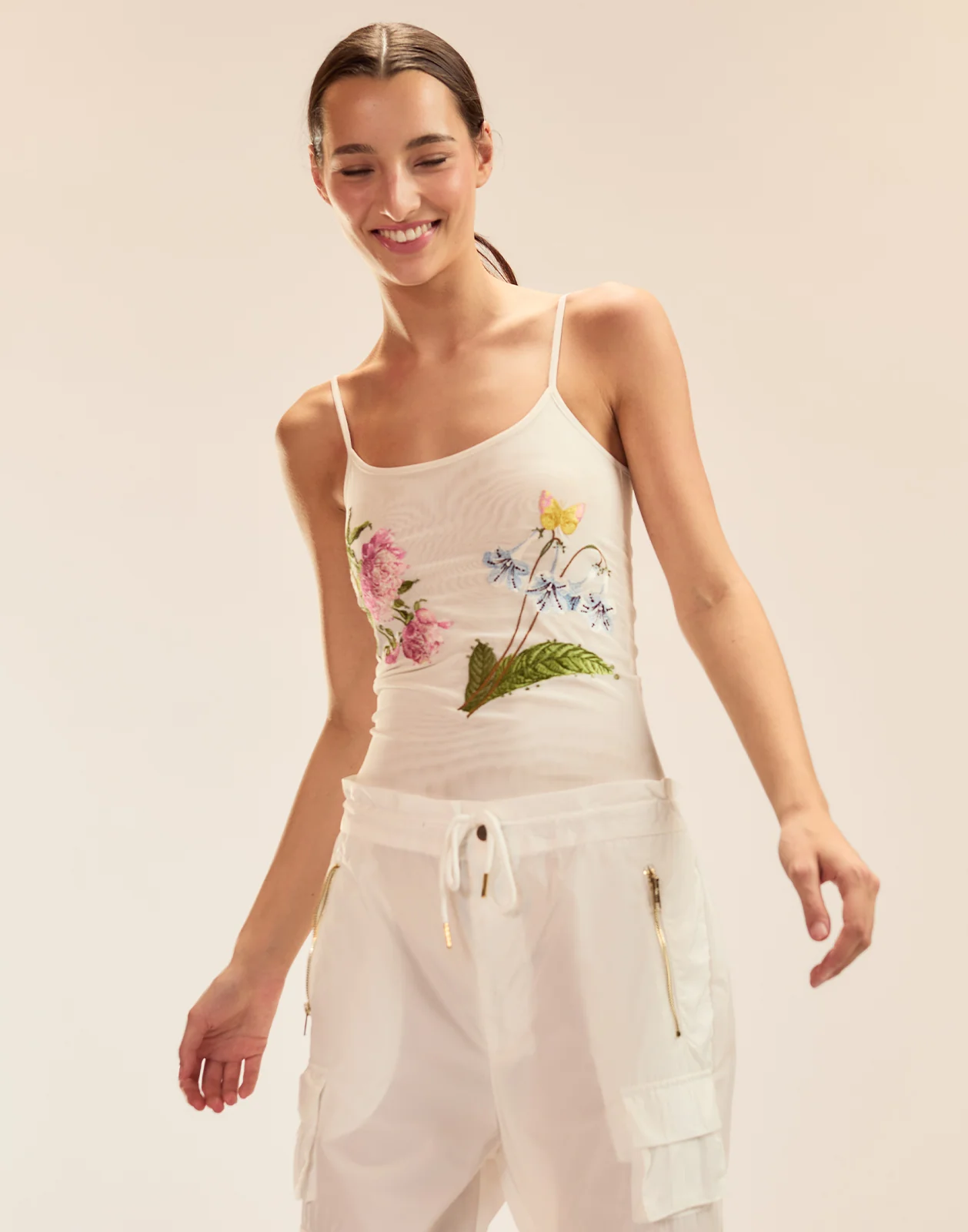 Wildflower Embroidered Cami - Image 3