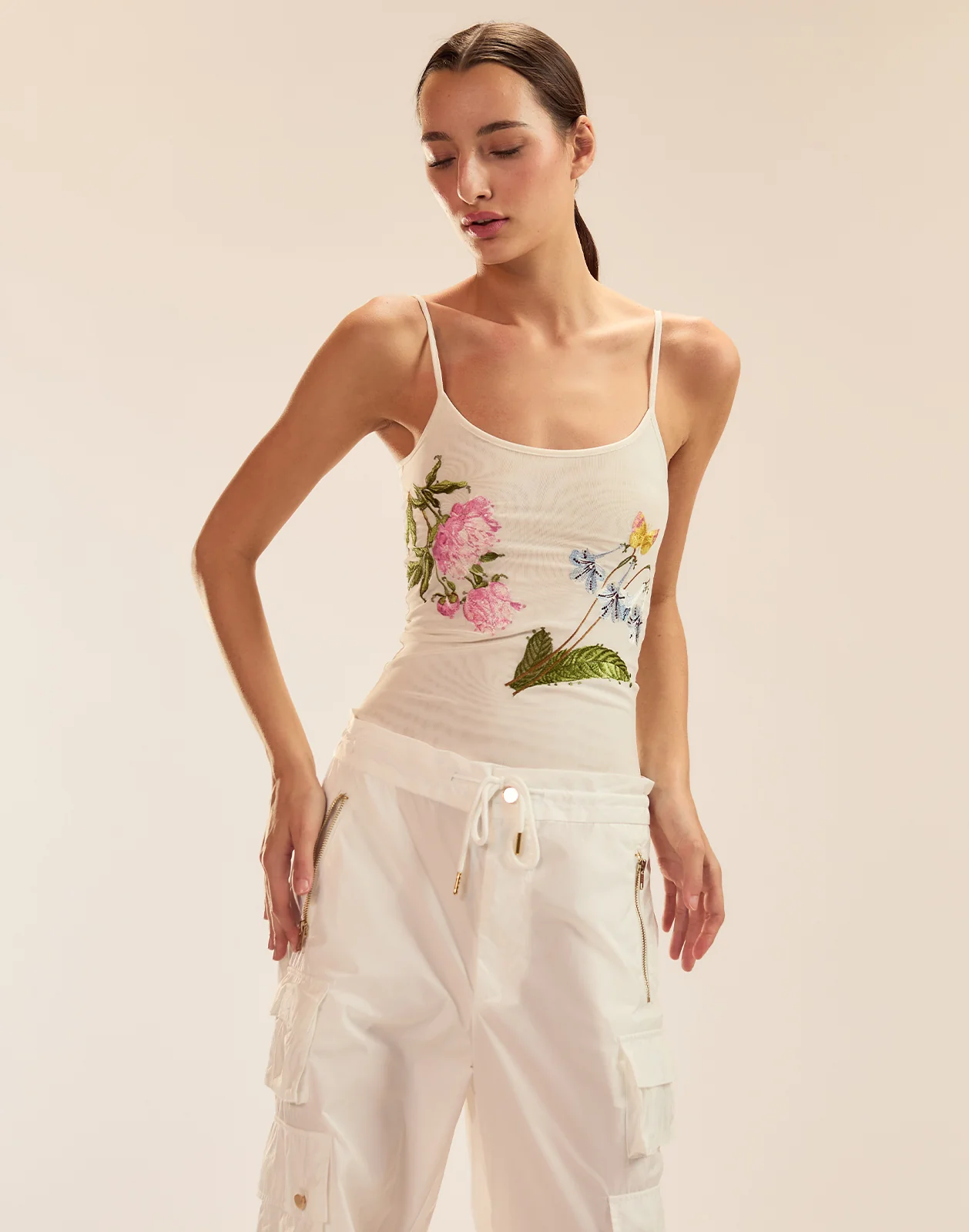 Wildflower Embroidered Cami - Image 4