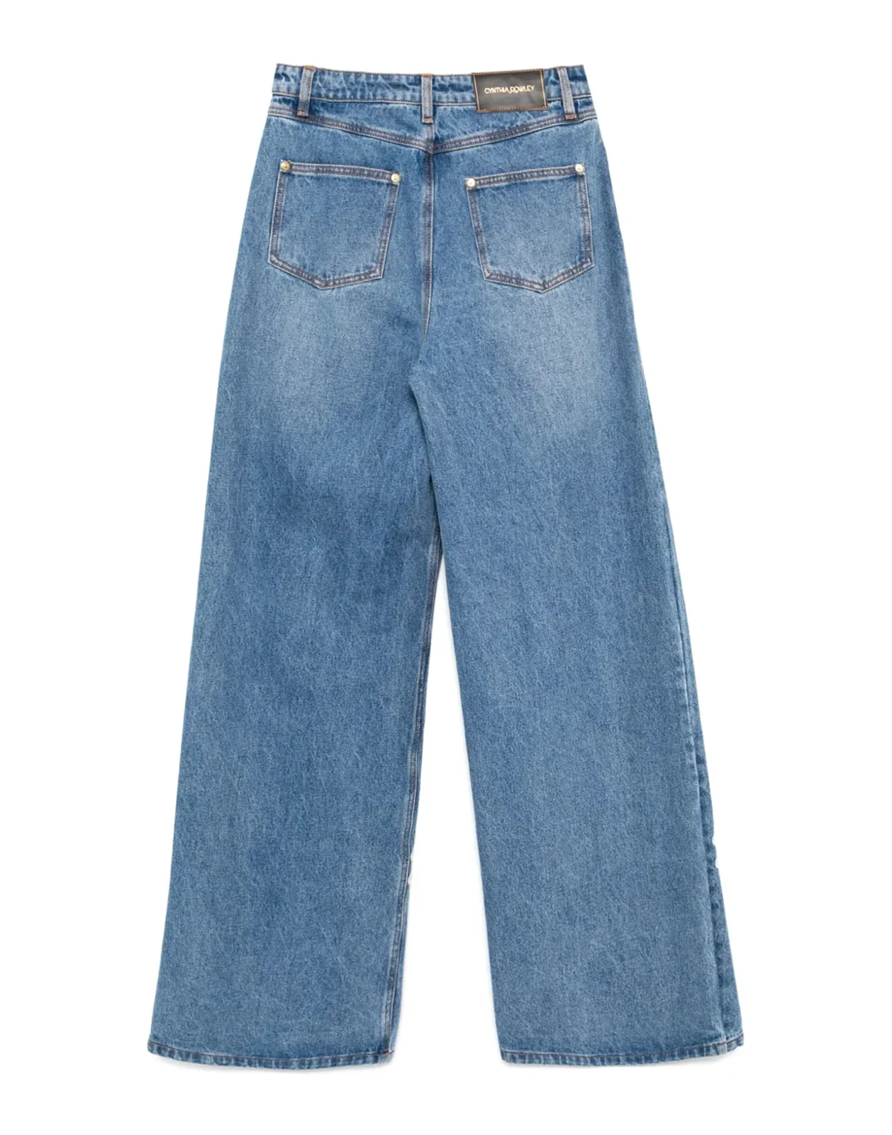 Embroidered Wide-leg Jean - Image 6