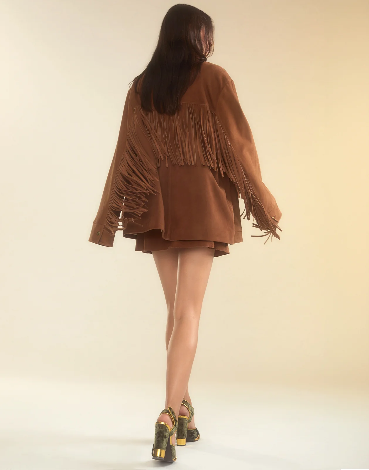Westward Fringe Suede Jacket - Image 10