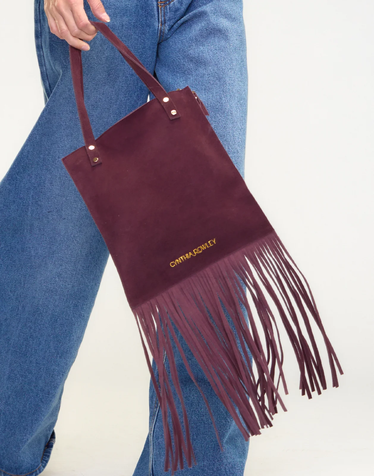 Felicity Fringe Suede Tote - Image 3