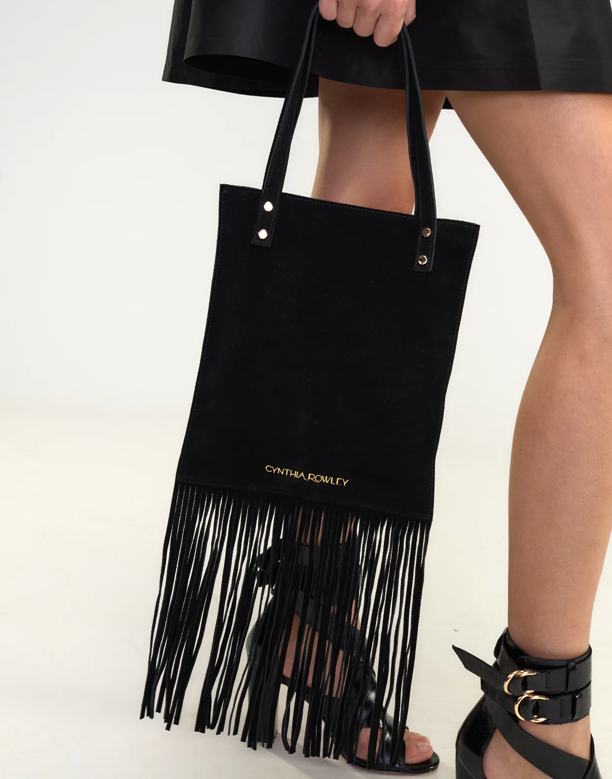 Felicity Fringe Suede Tote - Image 3