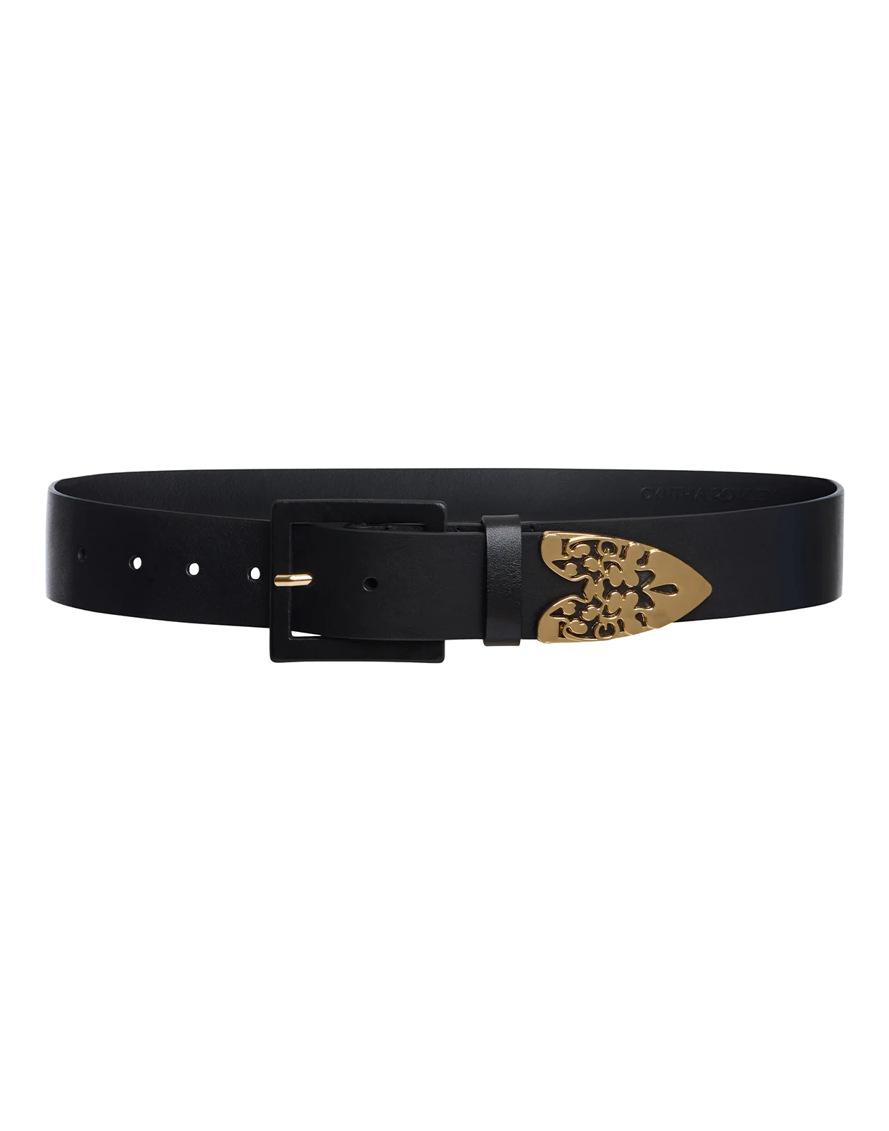 Gold End Leather Belt - Image 4
