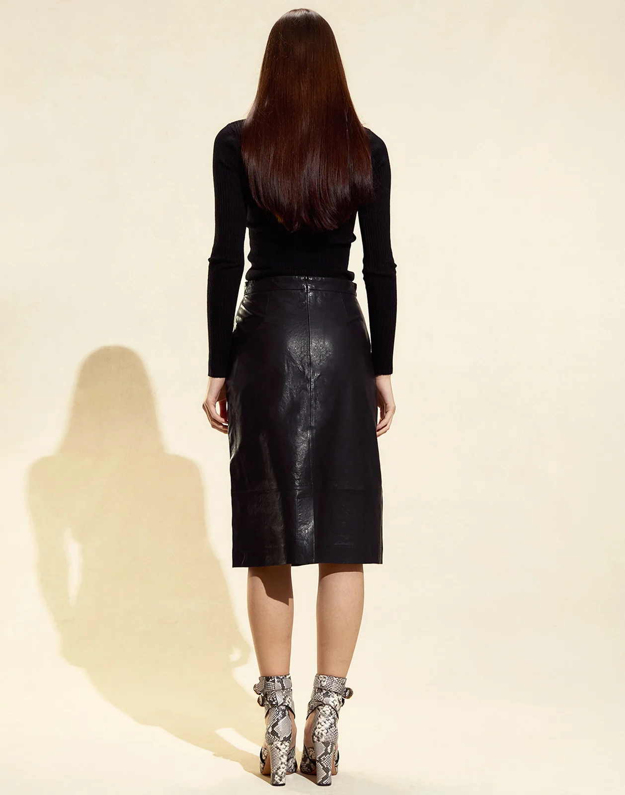 The London Leather Skirt - Image 3