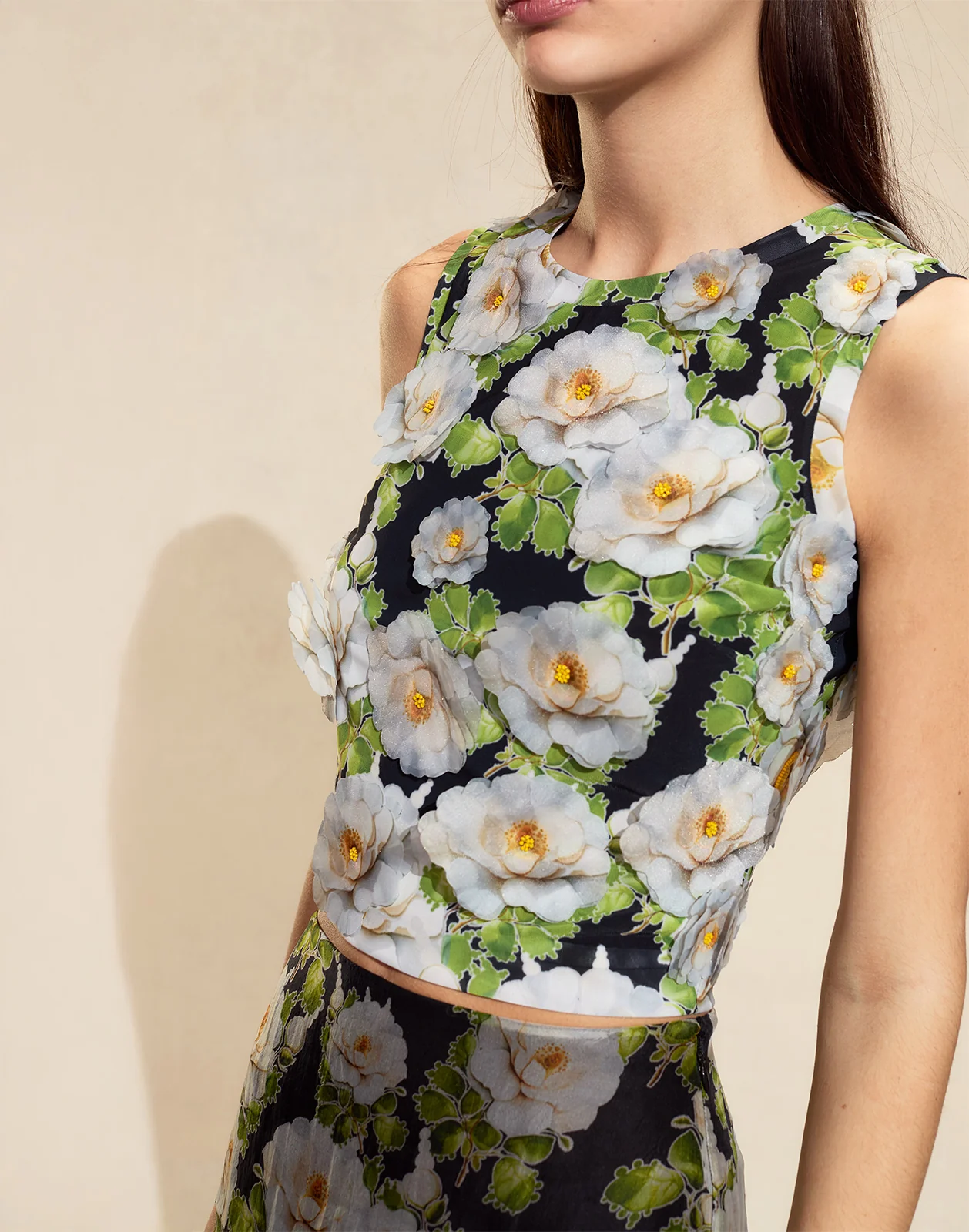 Cornelia Flower Appliques Top - Image 5