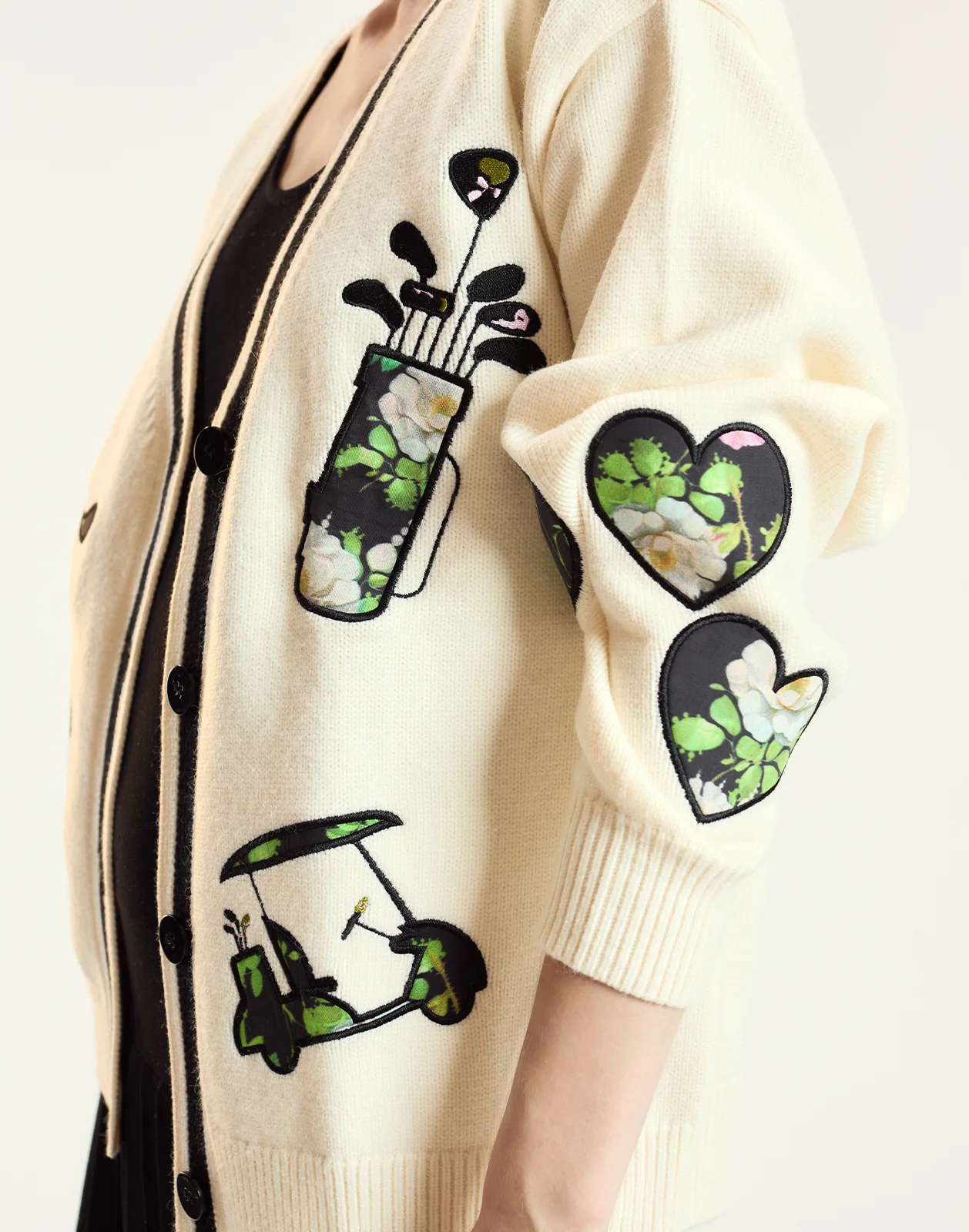 Patchwork Cardigan - Image 5