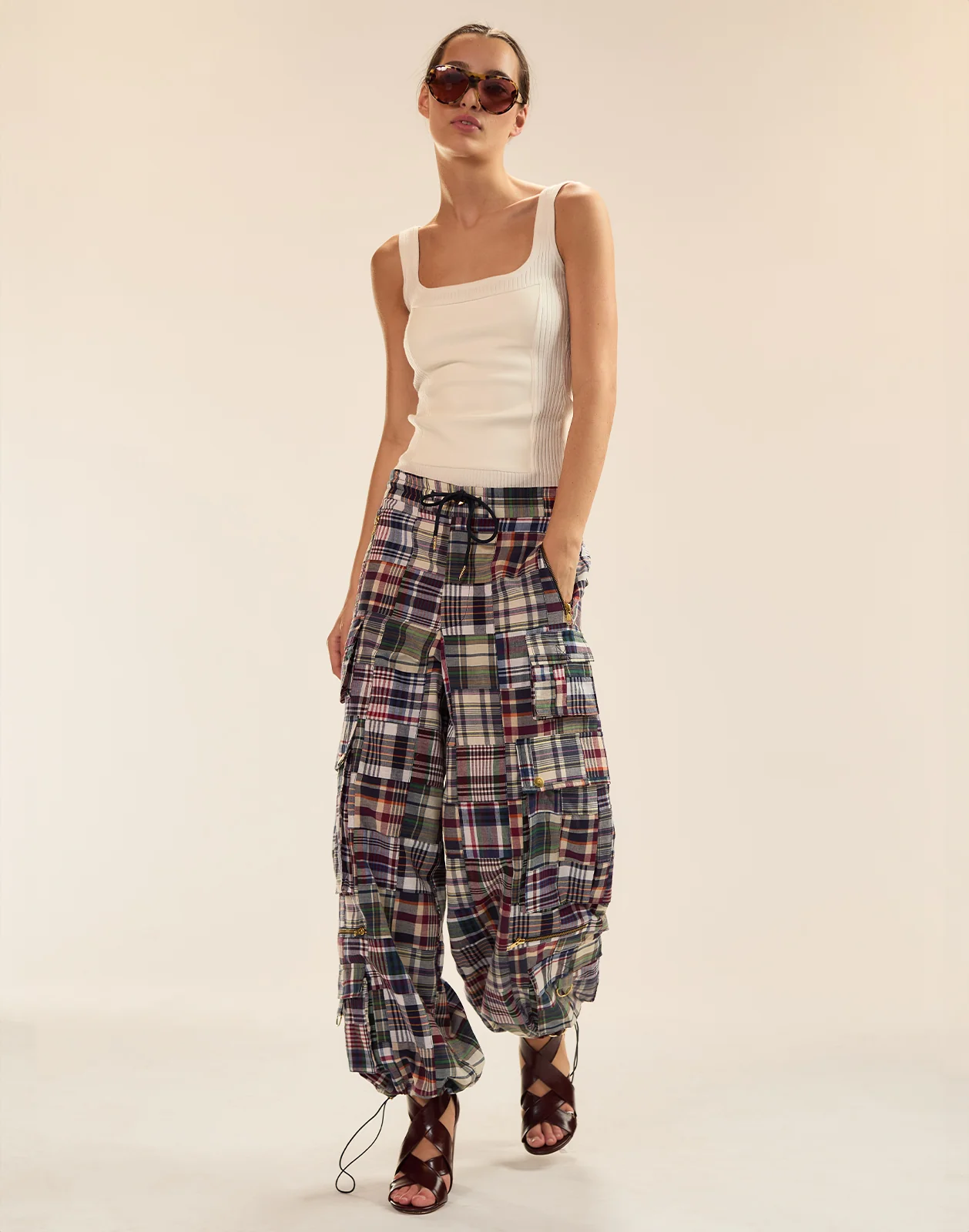 Tribeca Vegan Leather Combo Top - Image 3