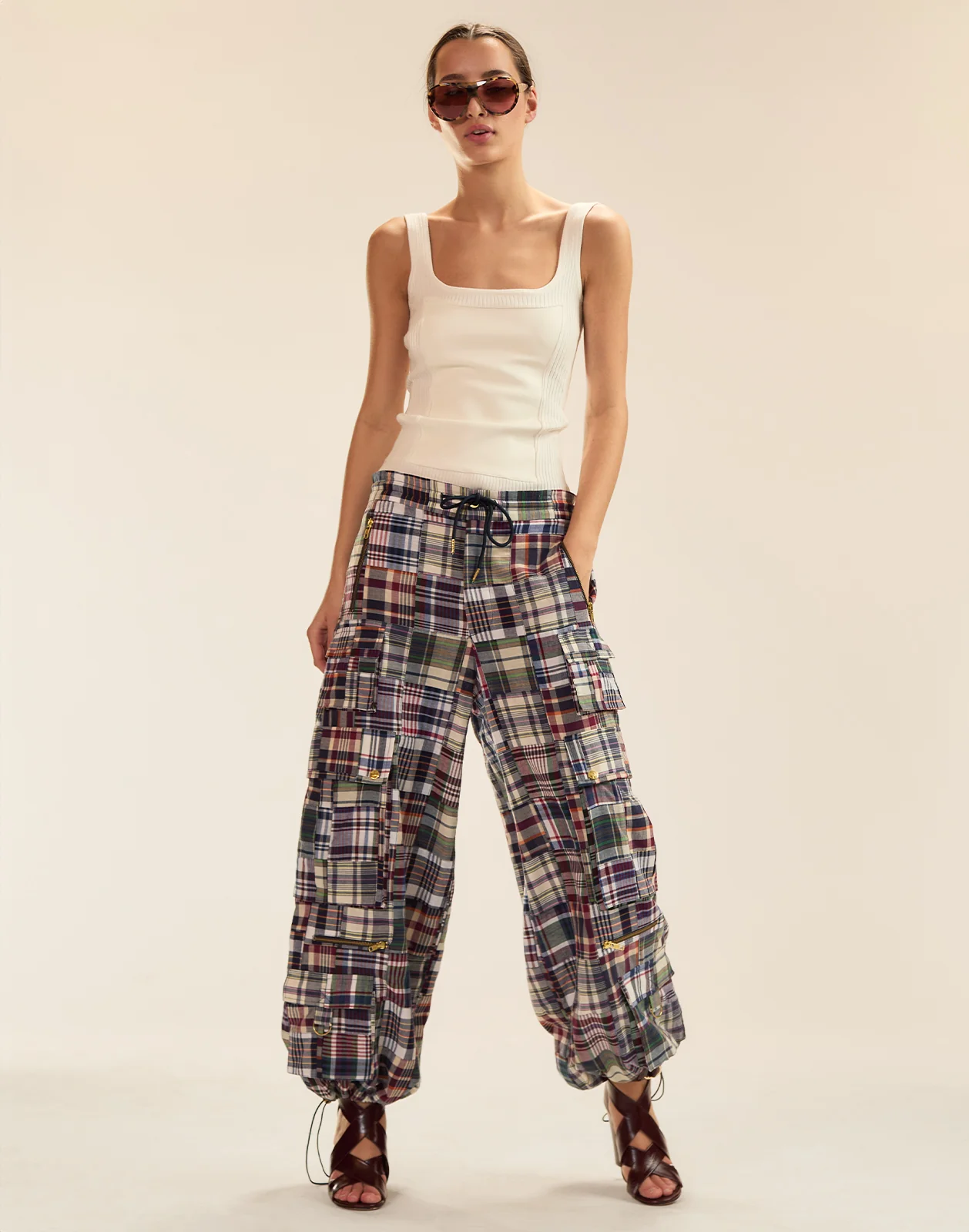 Tribeca Vegan Leather Combo Top - Image 4