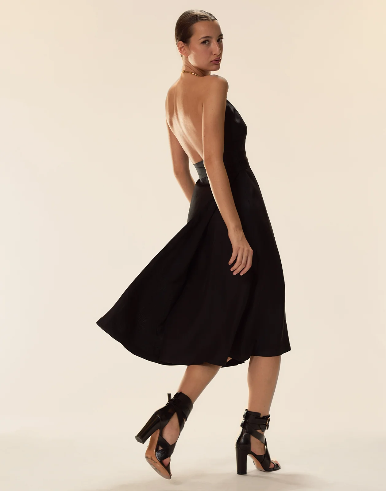 Talita Silk Wrap Dress - Image 3
