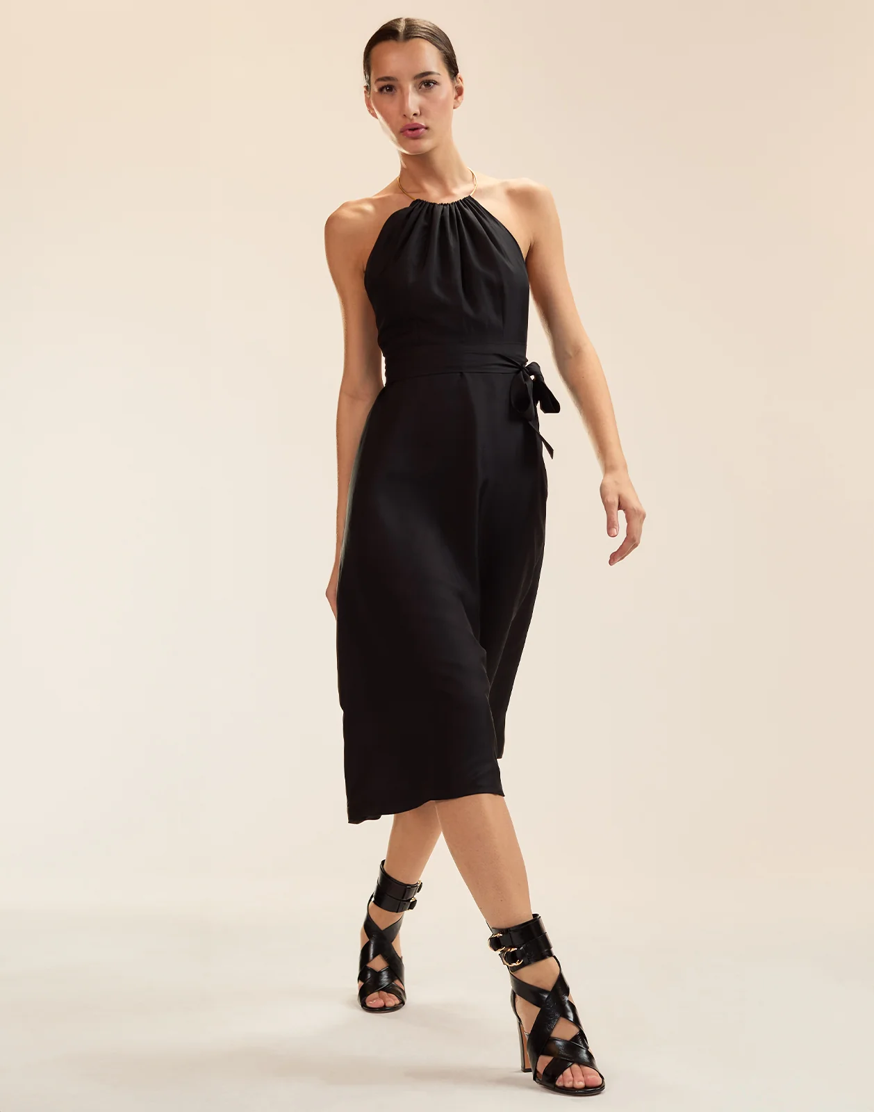 Talita Silk Wrap Dress - Image 4