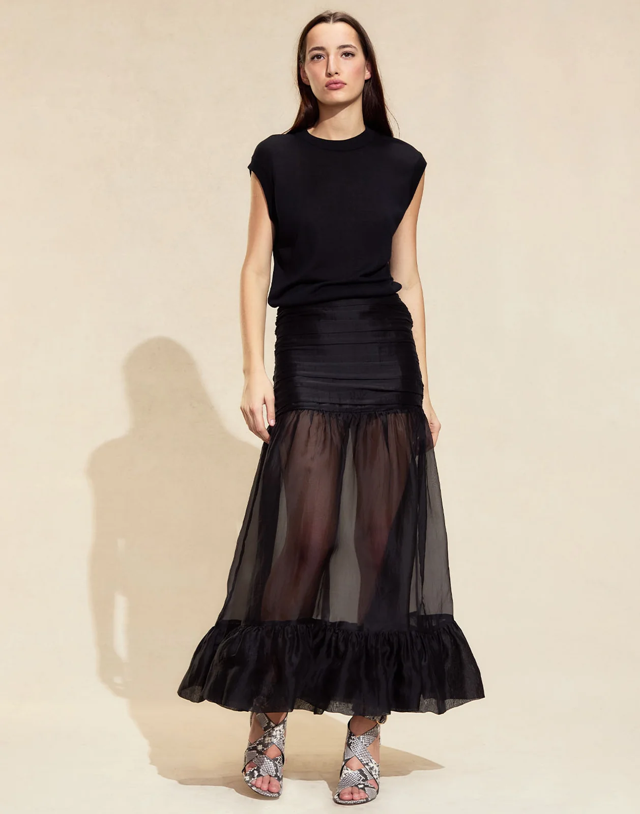 Serafina Silk Skirt - Image 3