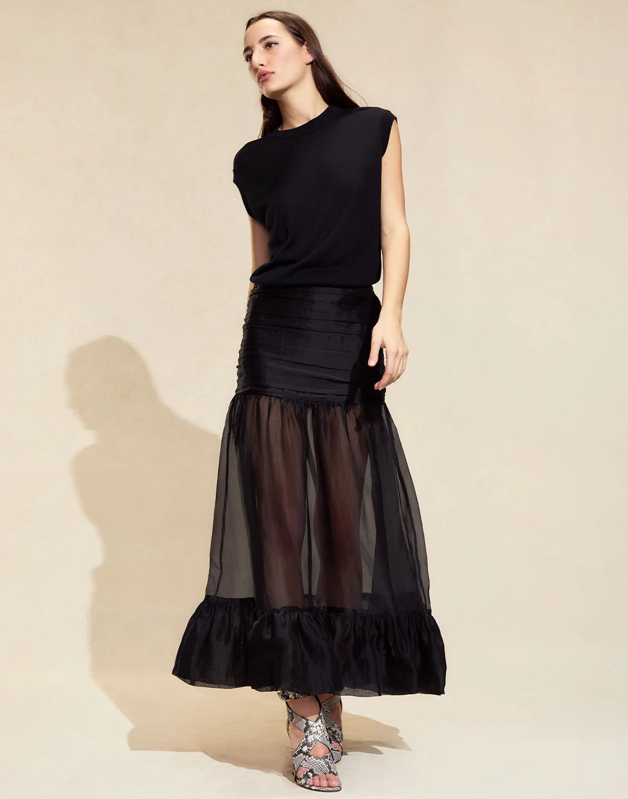 Serafina Silk Skirt - Image 4