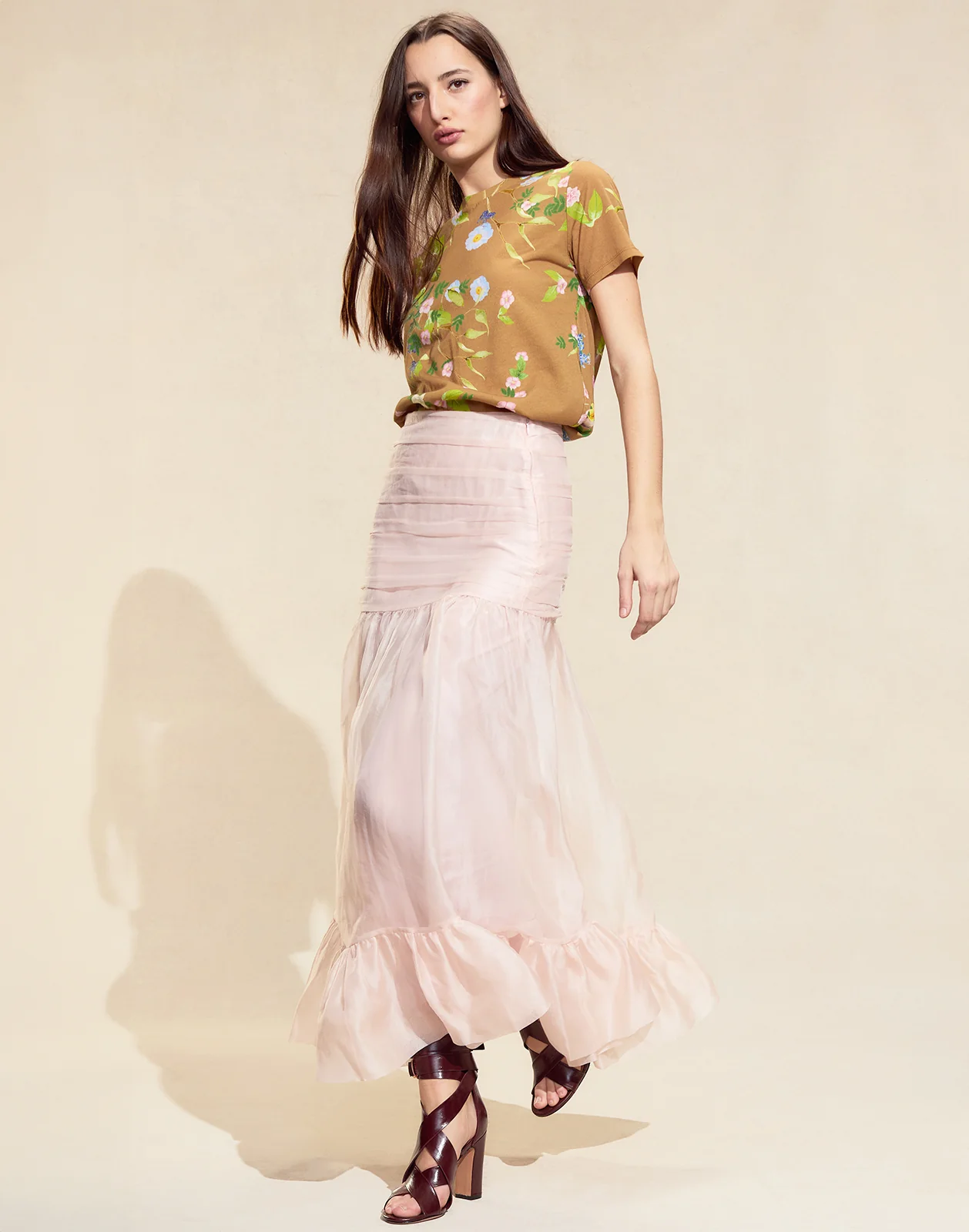 Serafina Silk Skirt - Image 6
