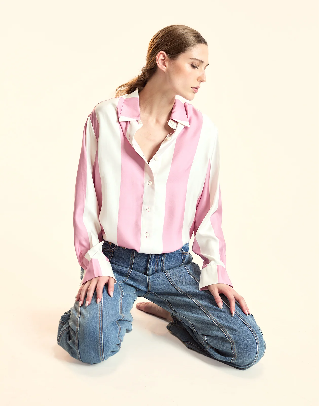 Collectible Stripe Silk Shirt - Image 3