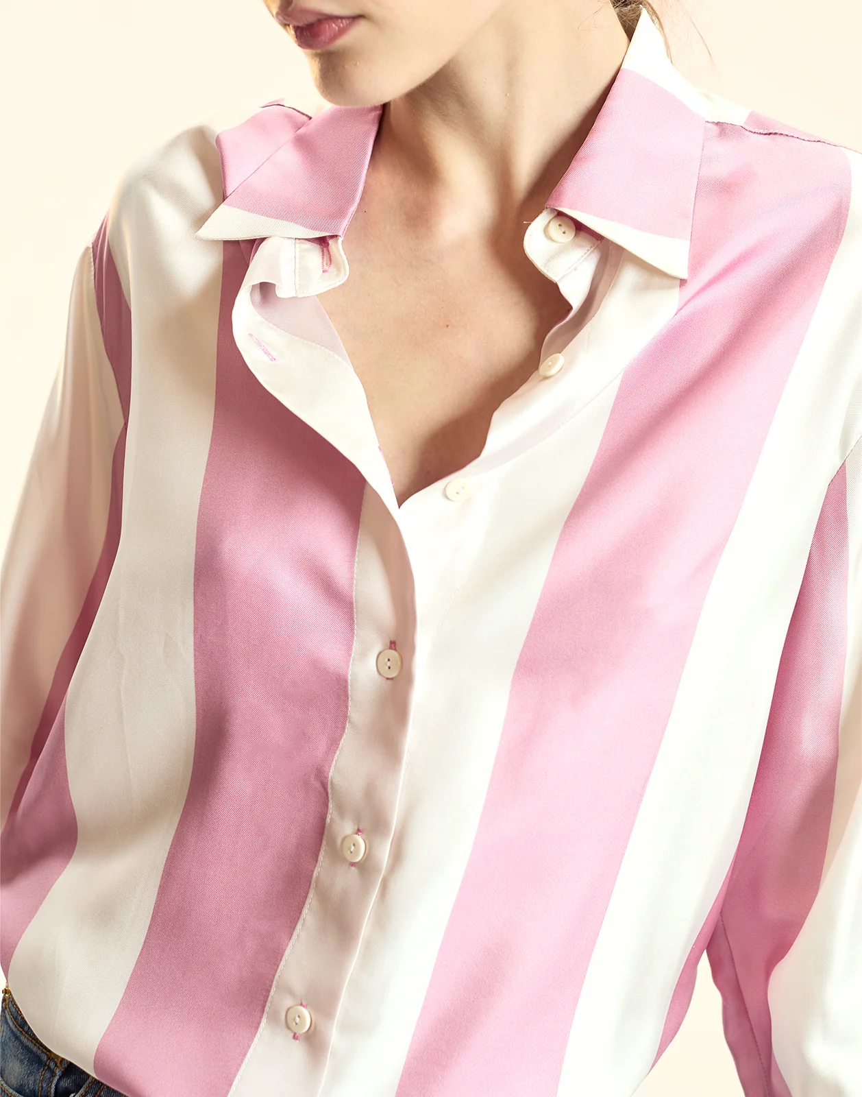 Collectible Stripe Silk Shirt - Image 4
